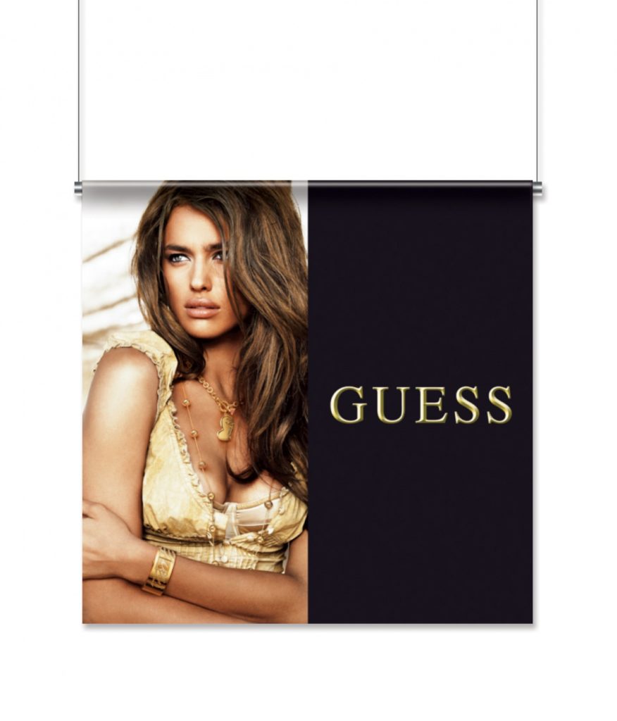 kakemono suspendu de grande taille